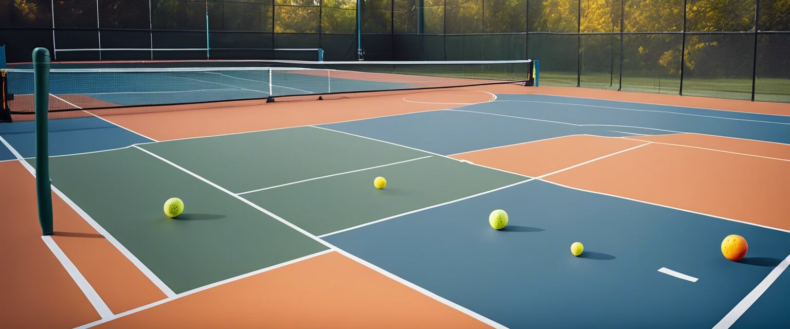 Pickleball Shoes on Court